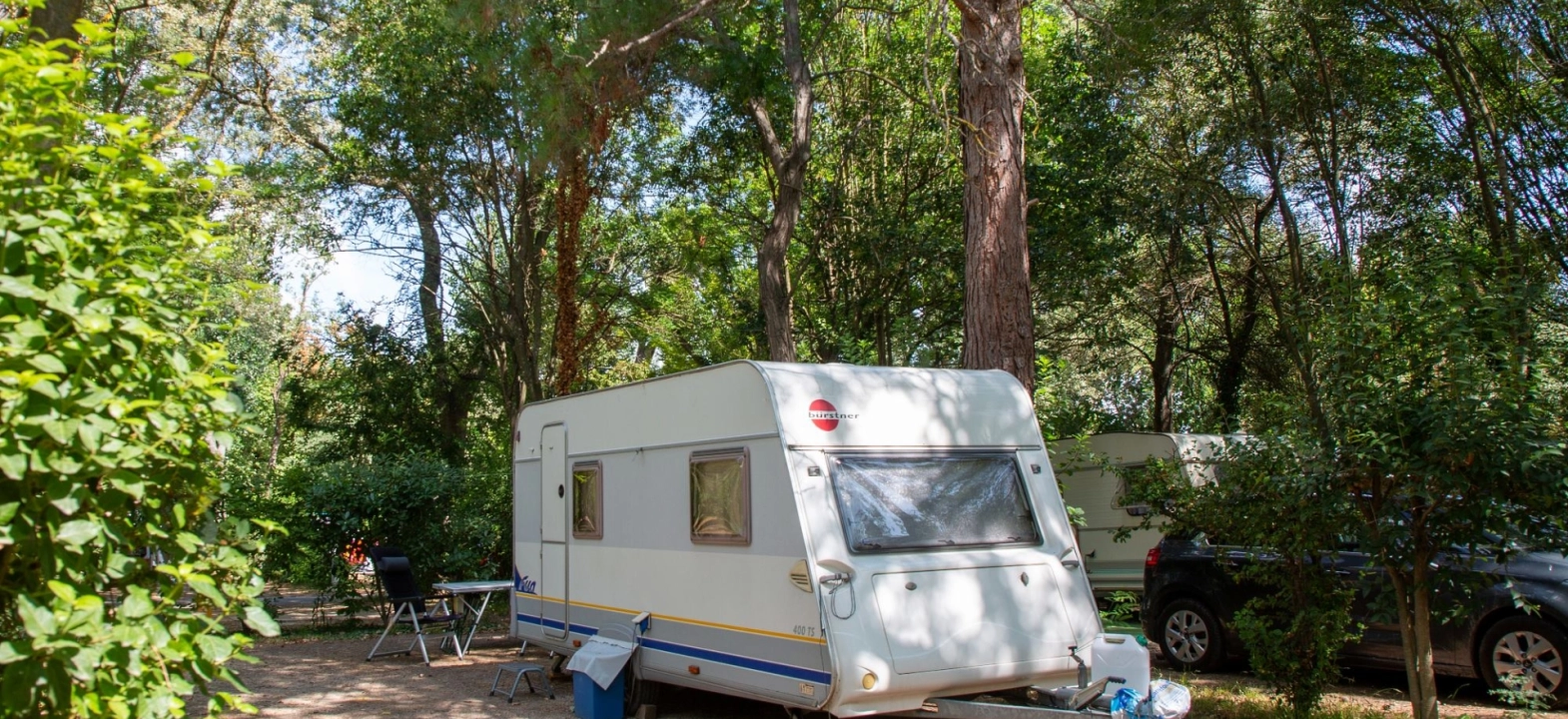 Staanplaatsen voor caravan of camper
